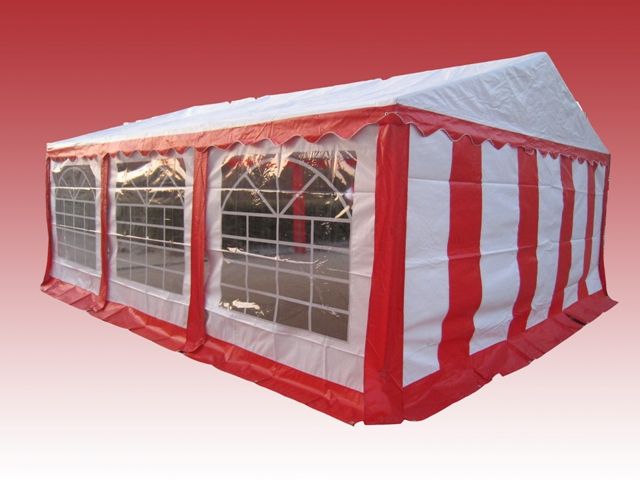 Partytent 4*6 Rood wit Partytent 4*6 Rood wit